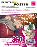 Elektro-Föster GmbH Prospekt "Wir wünschen allen Kunden ein frohes & gesundes Neues Jahr!", 8 Seiten, für Kirchhundem, 02.01.2020 - 31.01.2020 Elektro-Föster GmbH Prospekt "Wir wünschen allen Kunden ein frohes & gesundes Neues Jahr!", 8 Seiten, für Kirchhundem, 02.01.2020 - 31.01.2020
