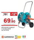 Dévidoir chariot + tuyau 25 m - GARDENA en promo chez Leroy Merlin Dévidoir chariot + tuyau 25 m - GARDENA dans le catalogue Leroy Merlin
