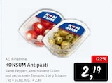 Aktuelle Oliven Angebote bei Konsum in Dresden Aktuelles KONSUM Antipasti Angebot bei Konsum in Dresden ab 2,19 €