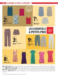 Offre Vêtements dans le catalogue E.Leclerc du moment à la page 26