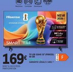 Tv led 32a4s 32" (pouces) - HISENSE - E.Leclerc à Saumur Tv led 32a4s 32" (pouces) - HISENSE en promo chez E.Leclerc Saumur à 169,00 €