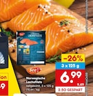 Aktuelles Norwegische Lachsfilets Angebot bei Netto Marken-Discount in Heidelberg ab 6,99 €