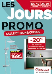 Prospectus Gedimat à Gentilly, "LES JOURS PROMO : SALLE DE BAINS/CUISINE", 16 pages, 17/09/2025 - 25/10/2025