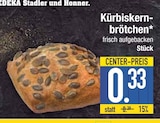 Kürbiskernbrötchen von EDEKA Stadler und Honner im aktuellen EDEKA Prospekt für 0,33 €