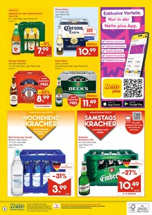 Bier im Netto Marken-Discount Prospekt "DER ORT, AN DEM DU IMMER AUSGEZEICHNETE PREISE FINDEST." mit 2 Seiten (Laatzen)