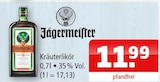 Kräuterlikör Angebote von Jägermeister bei Getränke Oase Bergkamen für 11,99 €