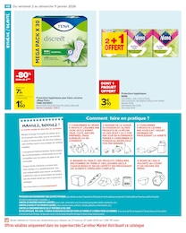 Offre Tena dans le catalogue Carrefour Market du moment à la page 50