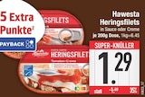Hering im EDEKA Prospekt Heringsfilets in Sauce von Hawesta im aktuellen EDEKA Prospekt für 1,29 €