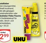 Bastelkleber Angebote von UHU bei GLOBUS Krefeld für 2,99 €