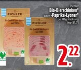 Aktuelle Paprika Angebote bei EDEKA in Ingolstadt Aktuelles Bio-Bierschinken Angebot bei EDEKA in Ingolstadt ab 2,22 €