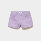 Short droit en coton taille ajustable mauve fille à 6,29 € dans le catalogue La Halle