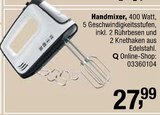 Handmixer Angebote bei Opti-Wohnwelt Bremerhaven für 27,99 €