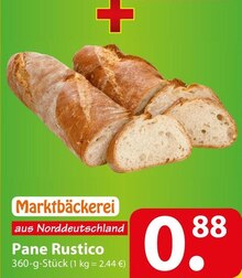 Backwaren im aktuellen famila Nordost Prospekt Pane Rustico für 0,88 € bei famila Nordost im Angebot