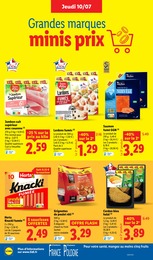 Prix et réduction Lardons dans le prospectus Lidl en cours Offre Lardons dans le catalogue Lidl du moment à la page 18