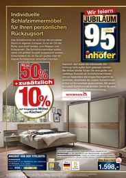 Möbel Inhofer Polsterbett im Prospekt 