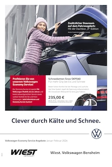 Volkswagen Prospekt Startklar für den Winter mit  Seite in Lorsch (Karolingerstadt) und Umgebung