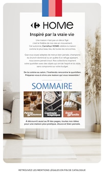 Catalogue Carrefour à Gruchet-le-Valasse cette semaine, valable du 29/09/2026 au 12/10/2026 Prospectus Carrefour à Gruchet-le-Valasse, "HOME", 16 pages de promos valables du 29/09/2026 au 12/10/2026