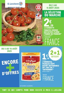 Prospectus E.Leclerc en cours, "TOUT CE QUI COMPTE POUR VOUS EXISTE À PRIX E.LECLERC", page 1 sur 20