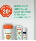 -20% avantage immédiat avec la carte gamme huiles essentielles, huiles végétales et hydrolats puressentiel - PURESSENTIEL dans le catalogue E.Leclerc