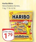 Minis Angebote von Haribo bei GLOBUS Willich für 1,79 €