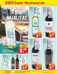 Netto Marken-Discount Bio Weisswein im Prospekt 