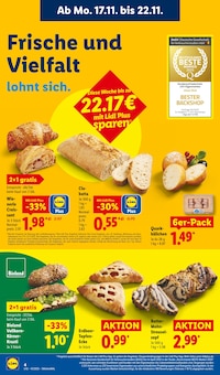 Brot im Lidl Prospekt "LIDL LOHNT SICH" mit 67 Seiten (Freiburg (Breisgau))