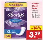 Slip-Einlagen von Always im aktuellen Netto Marken-Discount Prospekt
