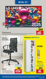 Lidl 4K Fernseher im Prospekt 