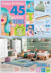 Aktueller Trends Prospekt mit Leuchtmittel, "45 Jahre TRENDS - …und Du bekommst die Geschenke", Seite 1