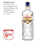Dry Gin Angebote von Gordon's bei GLOBUS Frankenthal für 9,99 €