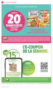 Catalogue Intermarché de la semaine "LA RENTRÉE C'EST NUL ALORS ON VOUS LA REMBOURSE" avec 2 pages, valide du 02/09/2025 au 14/09/2025 pour Limoges et alentours Prospectus Intermarché de la semaine "LA RENTRÉE C'EST NUL ALORS ON VOUS LA REMBOURSE" avec 2 pages, valide du 02/09/2025 au 14/09/2025 pour Limoges et alentours