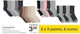 Chaussettes - Zeeman Chaussettes à 3,49 € dans le catalogue Zeeman