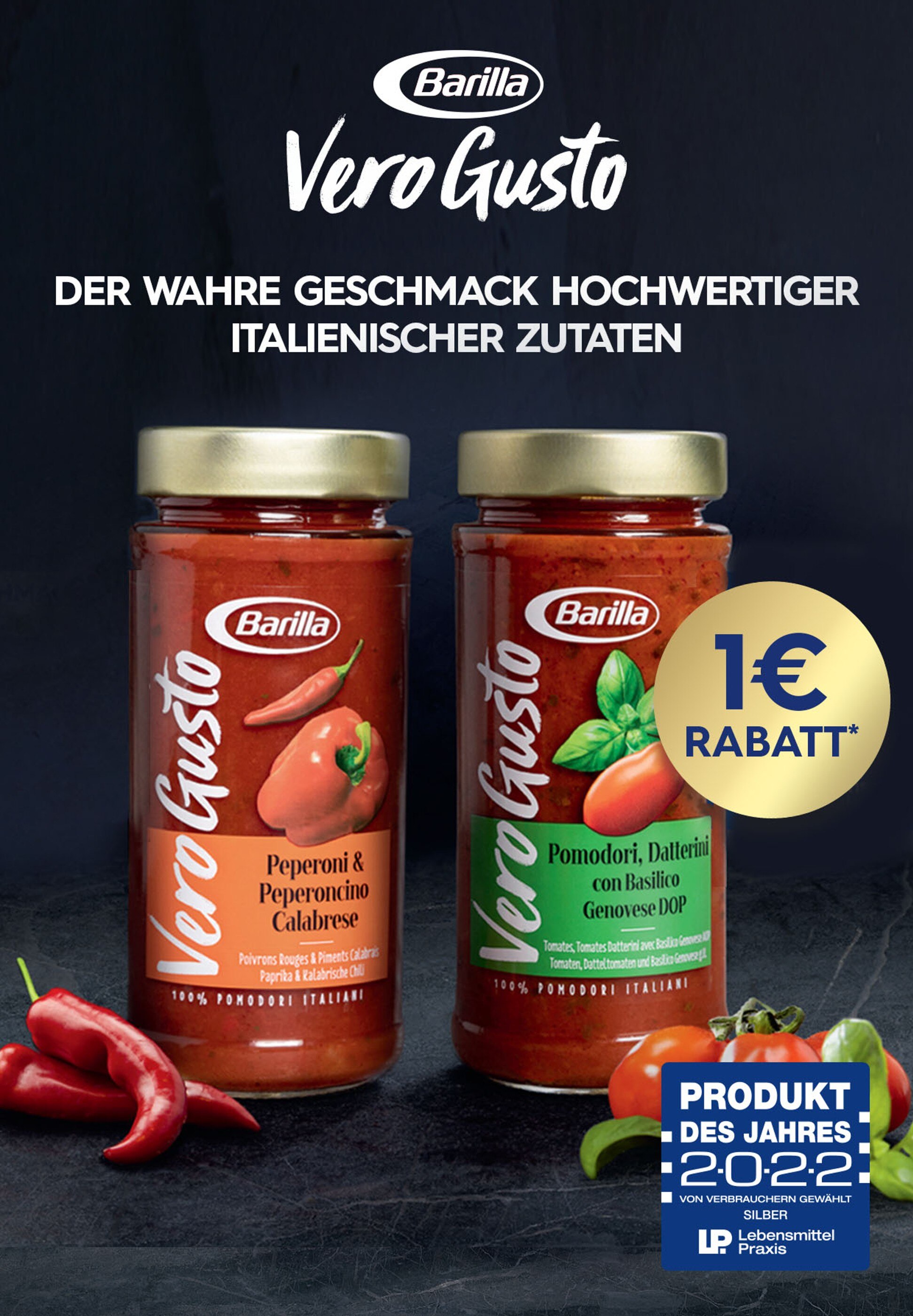 Barilla Prospekt für Aachen mit 4 Seiten Barilla Prospekt für Aachen: "Vero Gusto", 4 Seiten, 26.11.2021 - 24.12.2021