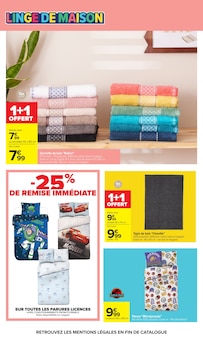 Promotion Literie dans le prospectus Carrefour, valable du 28/07/2026 au 10/08/2026 Promo Literie dans le catalogue Carrefour du moment à la page 21