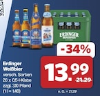 Weißbier im Angebot bei famila Nordwest in Oldenburg Weißbier Angebote von Erdinger bei famila Nordwest Oldenburg für 13,99 €