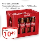 Limonade im Angebot bei GLOBUS in Markkleeberg Limonade Angebote von Coca-Cola bei GLOBUS Markkleeberg für 10,49 €