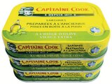 Sardines à l'huile d'olive vierge extra - CAPITAINE COOK en promo chez Intermarché Express Versailles à 5,40 €