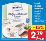 Matjes-Mahlzeit im Angebot bei Netto Marken-Discount in Reutlingen Matjes-Mahlzeit Angebote von LySell bei Netto Marken-Discount Reutlingen für 2,79 €