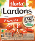 Lardons fumés sans nitrite - HERTA en promo à 2,62 € chez Aldi Lardons fumés sans nitrite - HERTA dans le catalogue Aldi