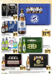 Bier im EDEKA Prospekt "Aktuelle Angebote" mit 40 Seiten (Reutlingen)