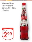 sirup Angebote von Mautner bei GLOBUS Hofheim für 2,99 €