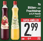 Himbeere Blütensirup von Yo im aktuellen EDEKA Prospekt für 2,99 €