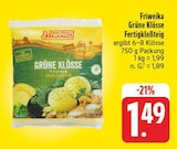 Grüne Klöße Fertigklosteig bei nah und gut im Bockau Prospekt für 1,49 €