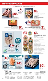 Promos Filet De Saumon dans le catalogue "HYPER U" de Hyper U Filet De Saumon en promo dans le catalogue Hyper U à la page 42
