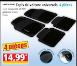 Tapis de voiture universels - DUNLOP - Norma à Strasbourg Tapis de voiture universels - DUNLOP en promo chez Norma Strasbourg à 14,99 €