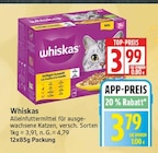 Alleinfuttermittel für ausgewachsene Katzen von Whiskas im aktuellen EDEKA Prospekt