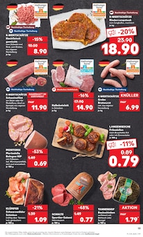 Fleisch im aktuellen Kaufland Prospekt (Essen) Fleisch im Kaufland Prospekt "Aktuelle Angebote" mit 54 Seiten (Essen)