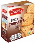 Biscottes complètes - CHABRIOR en promo chez Intermarché Biscottes complètes - CHABRIOR dans le catalogue Intermarché