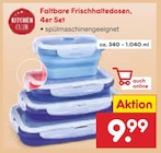 Faltbare Frischhaltedosen von KITCHEN CLUB für 9,99 € bei Netto Marken-Discount im Angebot Faltbare Frischhaltedosen von KITCHEN CLUB im aktuellen Netto Marken-Discount Prospekt
