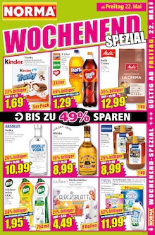 Wodka im Norma Prospekt "Mehr fürs Geld" mit 21 Seiten (Leipzig)